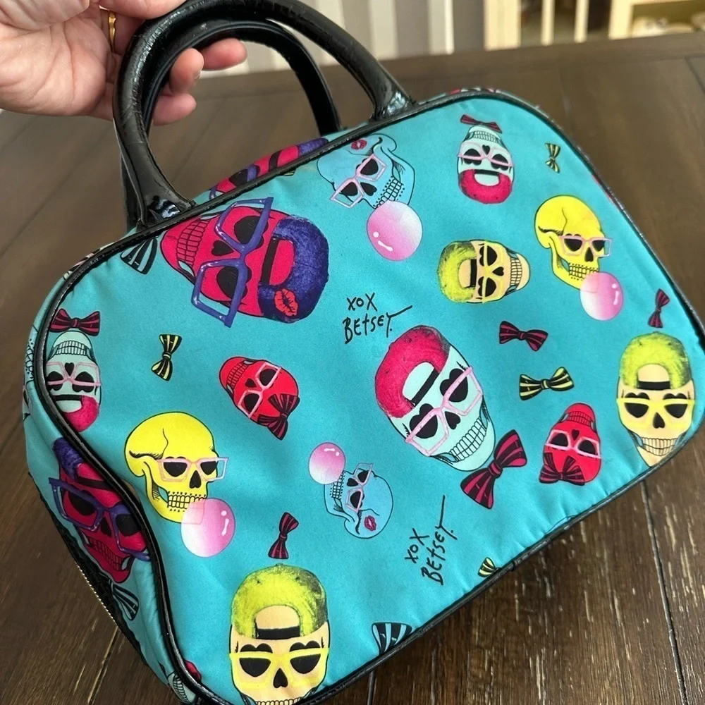 Betsy Johnson cosmetics bag